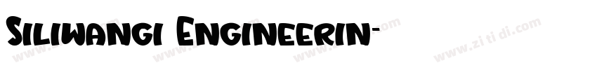 Siliwangi Engineerin字体转换